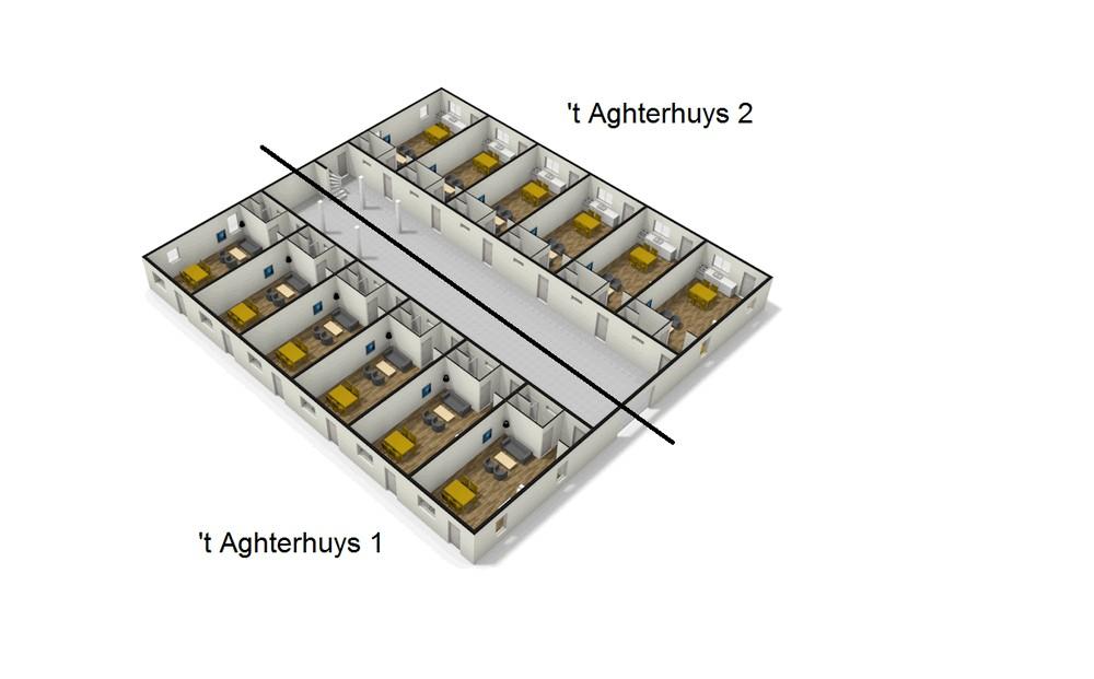 't Aghterhuys begane-grond 3d ingericht 't Aghterhuys 1 - 2