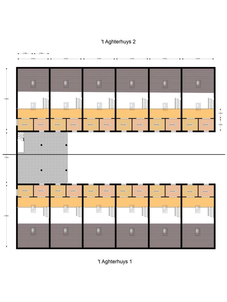 't Agterhuys 1e verdieping 2d 't Aghterhuys 1 - 2